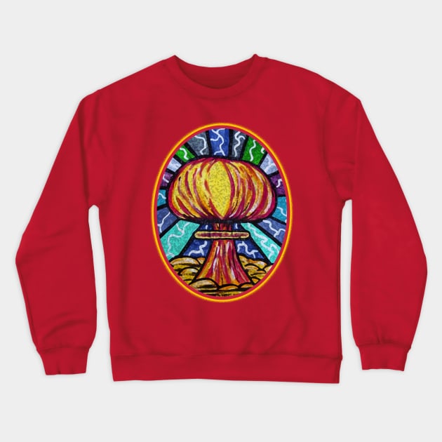 Atomic Crewneck Sweatshirt by sapanaentertainment